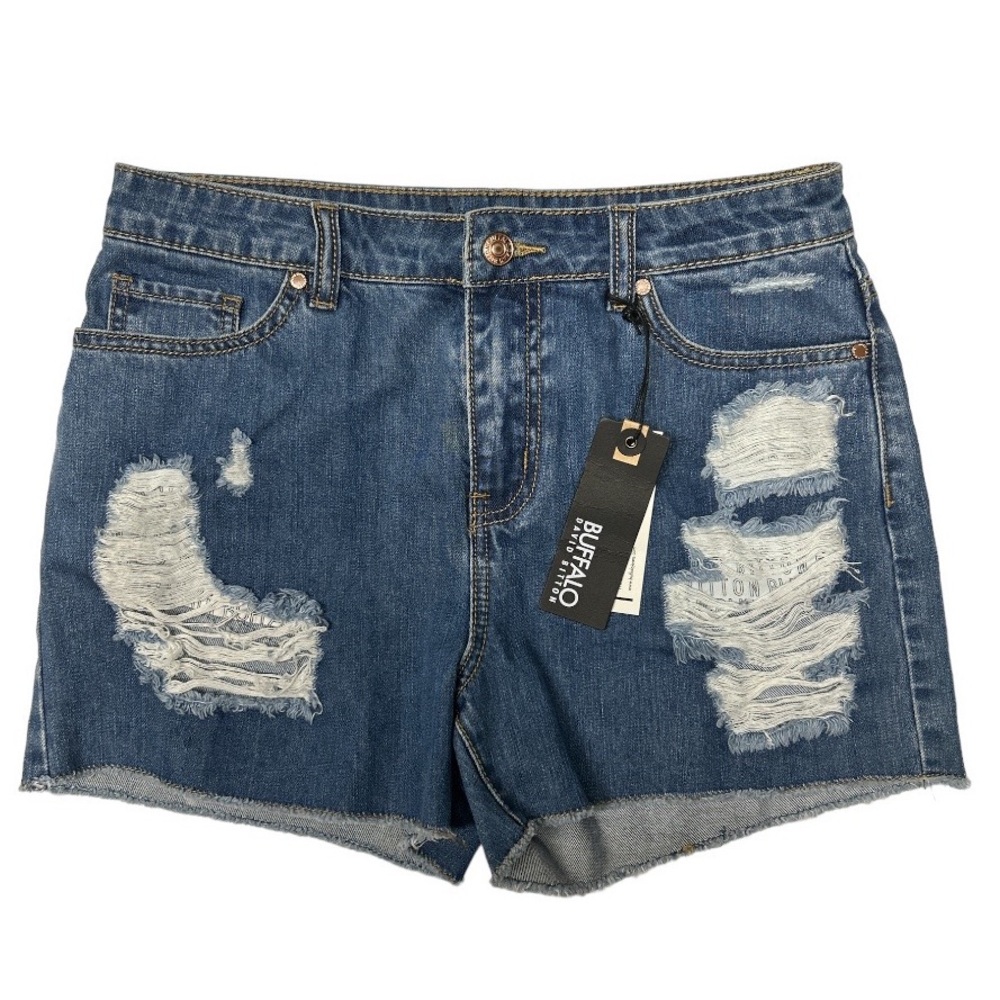 Buffalo David Bitton | High Rise Panama Rigid Short- Size 27